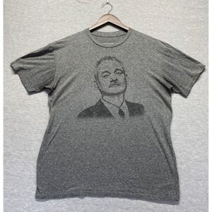 Chive Tee Shirt Mens Large Heather Gray Graphic Print Bill Murray Casual Wear